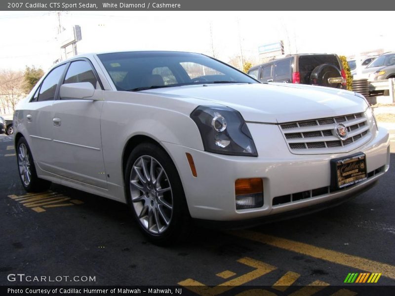 White Diamond / Cashmere 2007 Cadillac CTS Sport Sedan