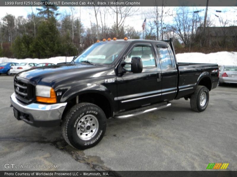 Black / Medium Graphite 1999 Ford F250 Super Duty XLT Extended Cab 4x4