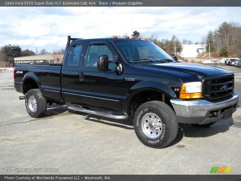 Black / Medium Graphite 1999 Ford F250 Super Duty XLT Extended Cab 4x4