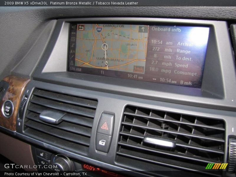 Platinum Bronze Metallic / Tobacco Nevada Leather 2009 BMW X5 xDrive30i