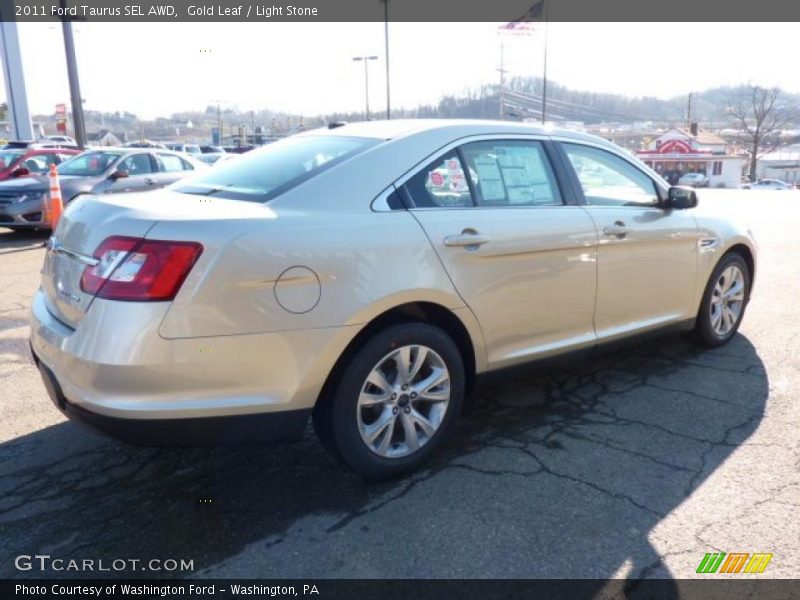 Gold Leaf / Light Stone 2011 Ford Taurus SEL AWD