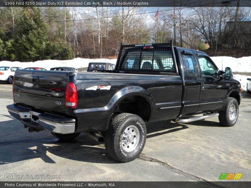 Black / Medium Graphite 1999 Ford F250 Super Duty XLT Extended Cab 4x4