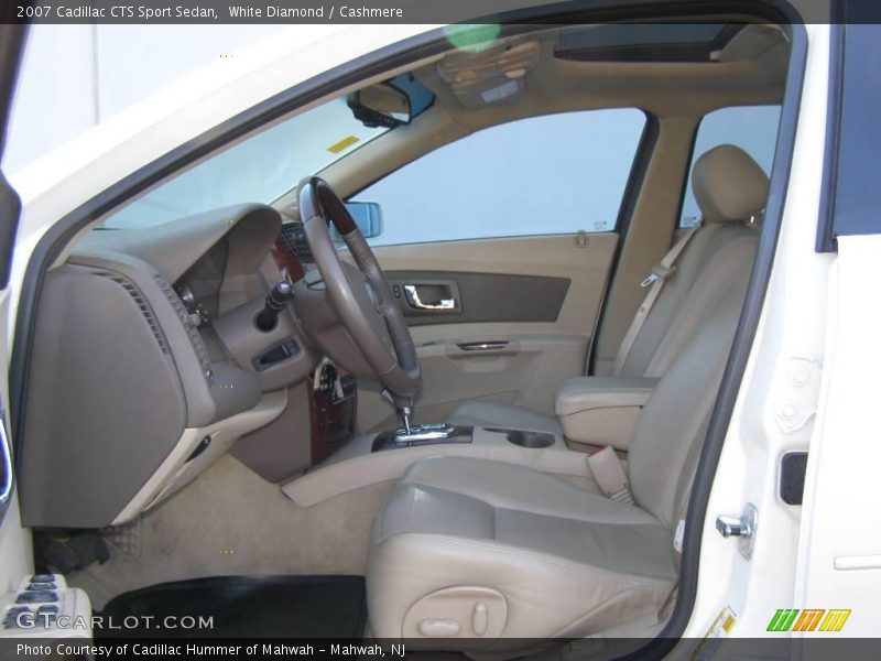 White Diamond / Cashmere 2007 Cadillac CTS Sport Sedan