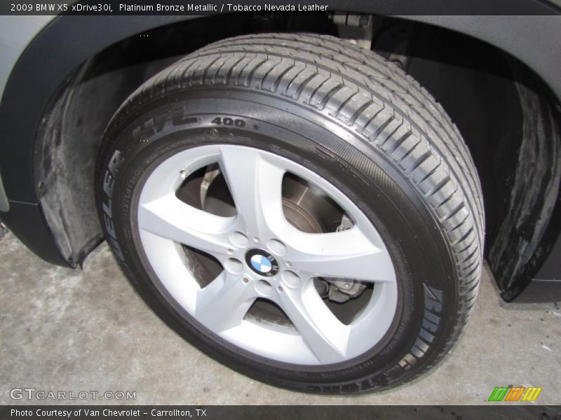 Platinum Bronze Metallic / Tobacco Nevada Leather 2009 BMW X5 xDrive30i