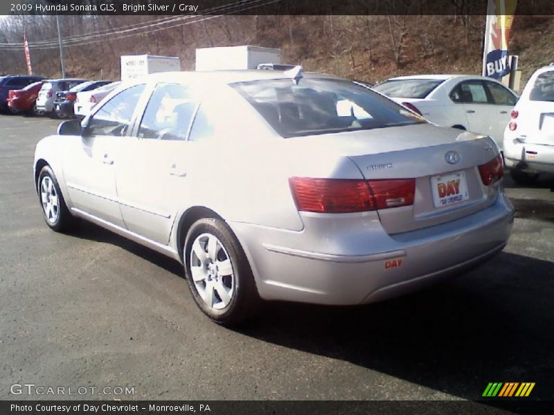 Bright Silver / Gray 2009 Hyundai Sonata GLS