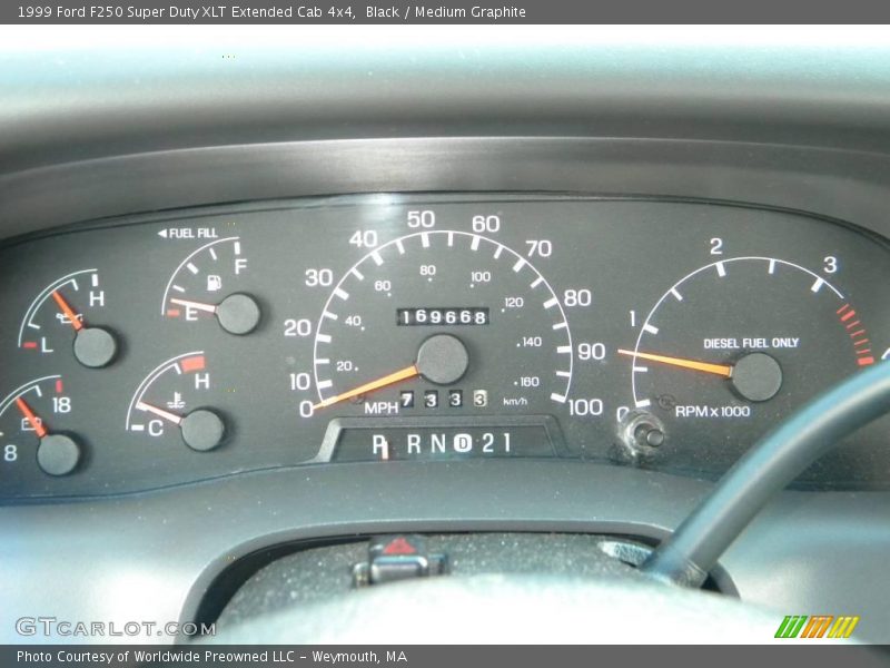  1999 F250 Super Duty XLT Extended Cab 4x4 XLT Extended Cab 4x4 Gauges