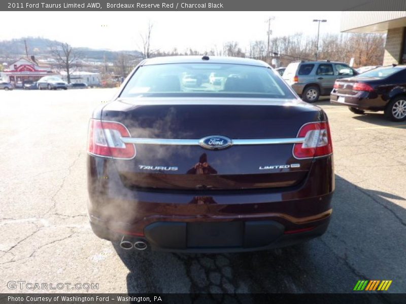 Bordeaux Reserve Red / Charcoal Black 2011 Ford Taurus Limited AWD