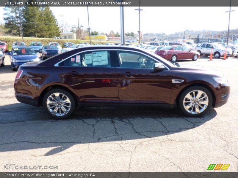 Bordeaux Reserve Red / Charcoal Black 2011 Ford Taurus Limited AWD