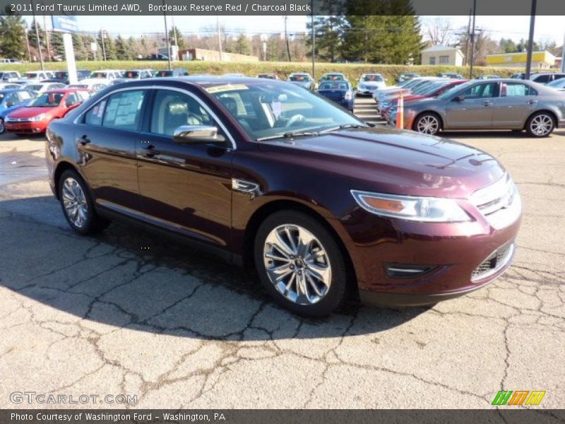Bordeaux Reserve Red / Charcoal Black 2011 Ford Taurus Limited AWD