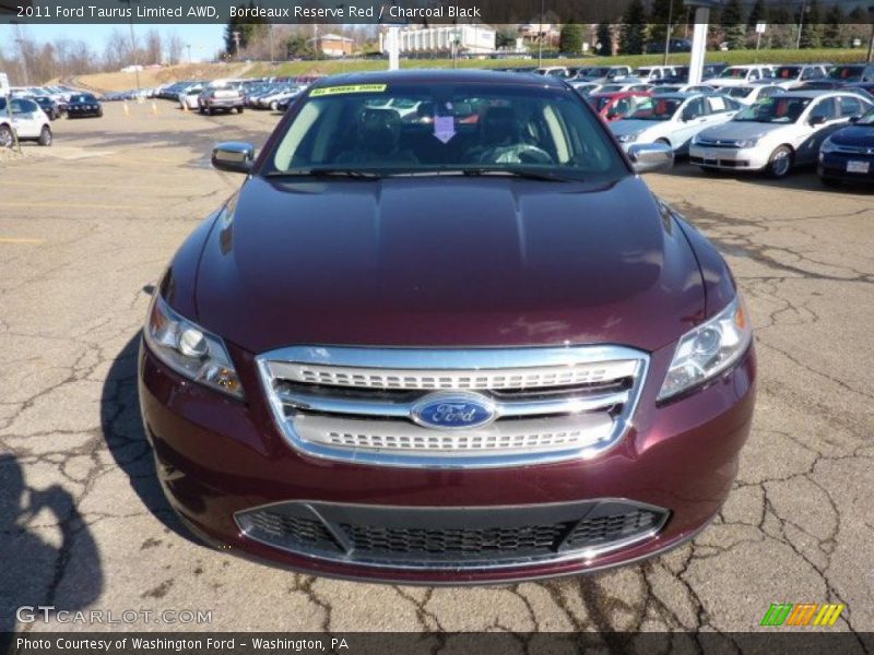 Bordeaux Reserve Red / Charcoal Black 2011 Ford Taurus Limited AWD