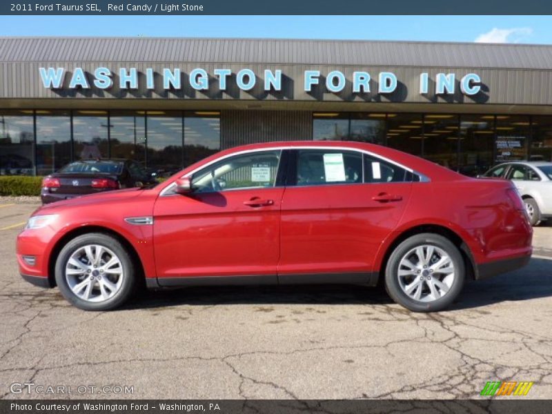 Red Candy / Light Stone 2011 Ford Taurus SEL