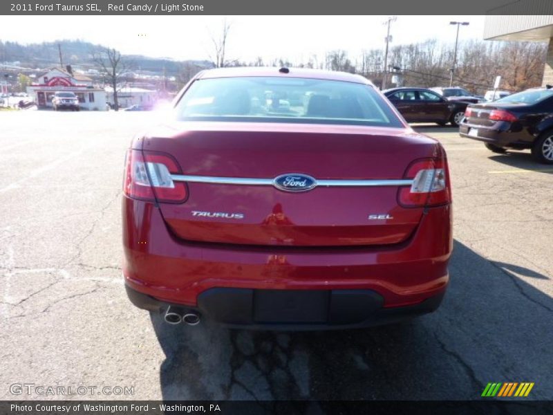Red Candy / Light Stone 2011 Ford Taurus SEL