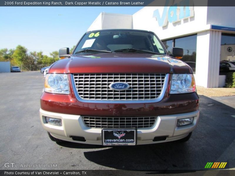 Dark Copper Metallic / Castano Brown Leather 2006 Ford Expedition King Ranch