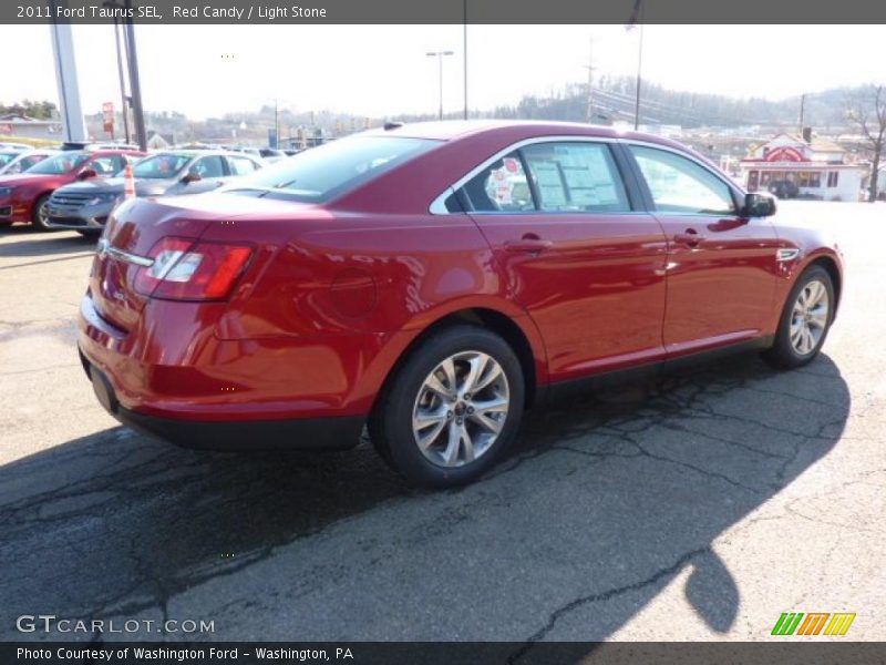 Red Candy / Light Stone 2011 Ford Taurus SEL