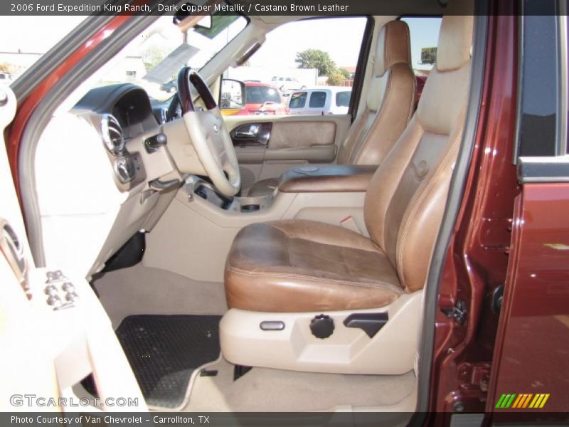 Dark Copper Metallic / Castano Brown Leather 2006 Ford Expedition King Ranch