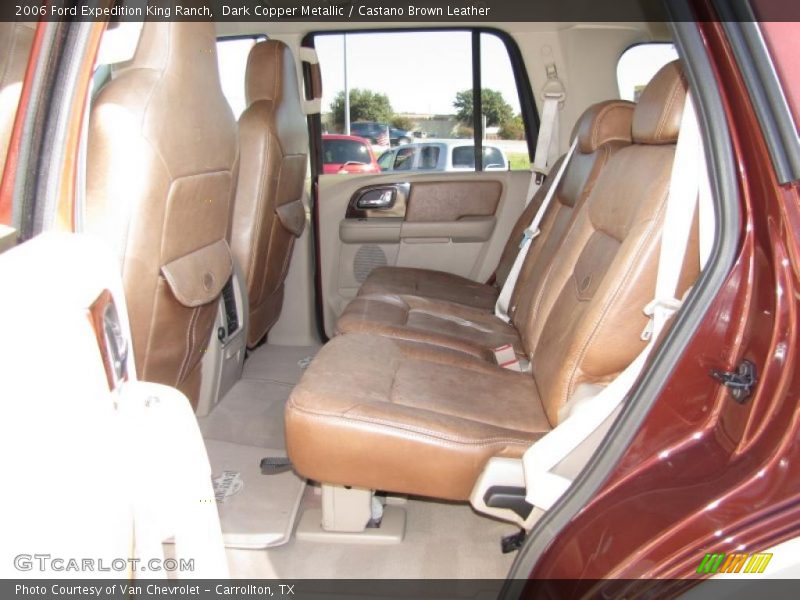 Dark Copper Metallic / Castano Brown Leather 2006 Ford Expedition King Ranch
