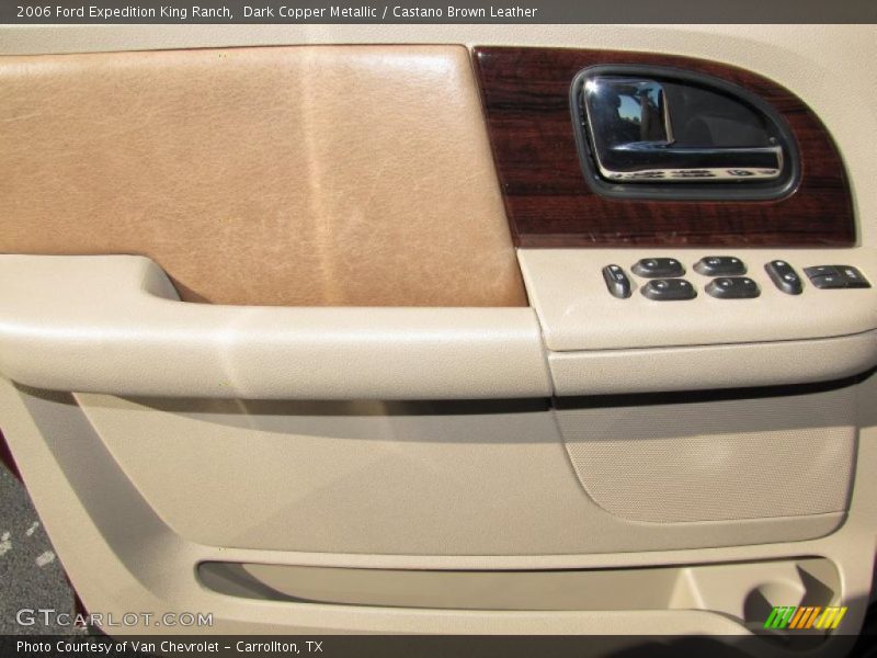 Dark Copper Metallic / Castano Brown Leather 2006 Ford Expedition King Ranch