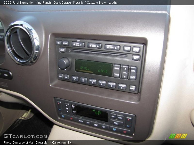 Dark Copper Metallic / Castano Brown Leather 2006 Ford Expedition King Ranch