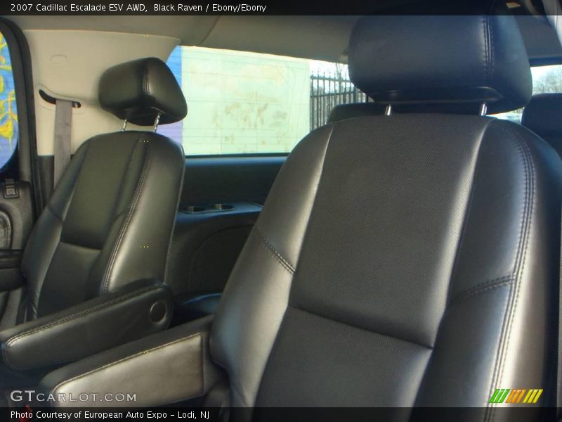 Black Raven / Ebony/Ebony 2007 Cadillac Escalade ESV AWD
