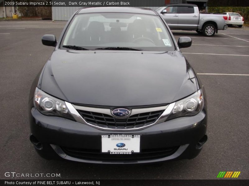 Dark Gray Metallic / Carbon Black 2009 Subaru Impreza 2.5i Sedan