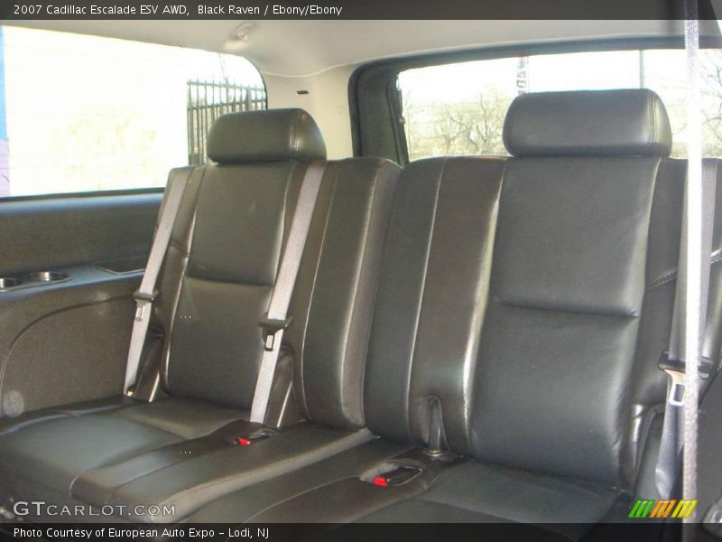 Black Raven / Ebony/Ebony 2007 Cadillac Escalade ESV AWD
