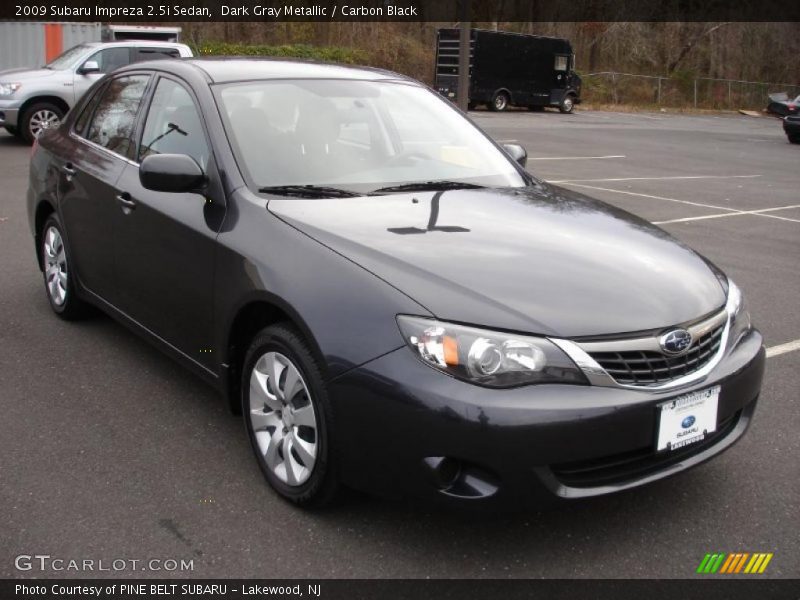 Dark Gray Metallic / Carbon Black 2009 Subaru Impreza 2.5i Sedan