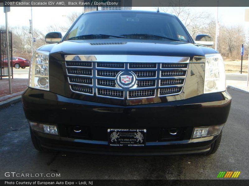 Black Raven / Ebony/Ebony 2007 Cadillac Escalade ESV AWD