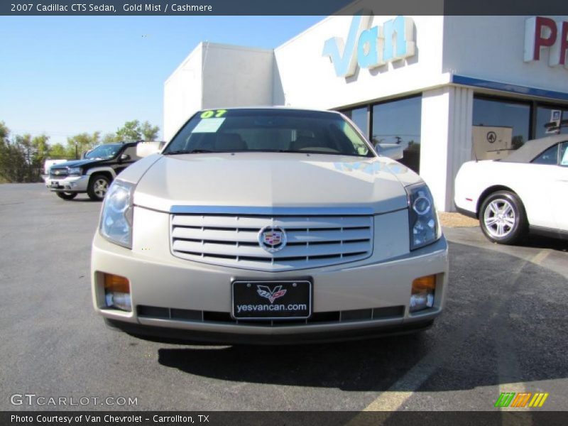 Gold Mist / Cashmere 2007 Cadillac CTS Sedan
