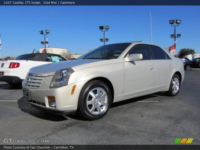 Gold Mist / Cashmere 2007 Cadillac CTS Sedan