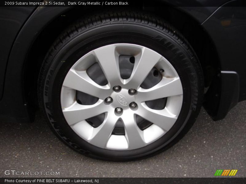 Dark Gray Metallic / Carbon Black 2009 Subaru Impreza 2.5i Sedan