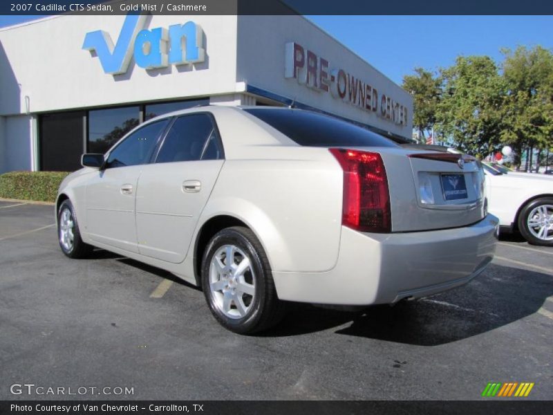 Gold Mist / Cashmere 2007 Cadillac CTS Sedan