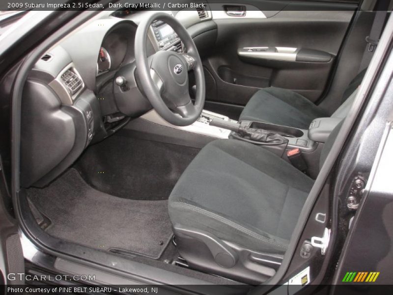 Dark Gray Metallic / Carbon Black 2009 Subaru Impreza 2.5i Sedan
