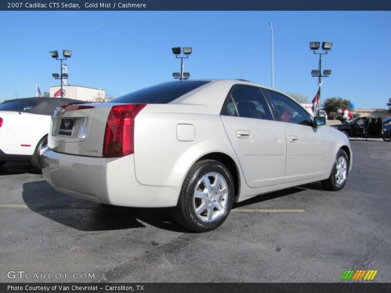 Gold Mist / Cashmere 2007 Cadillac CTS Sedan