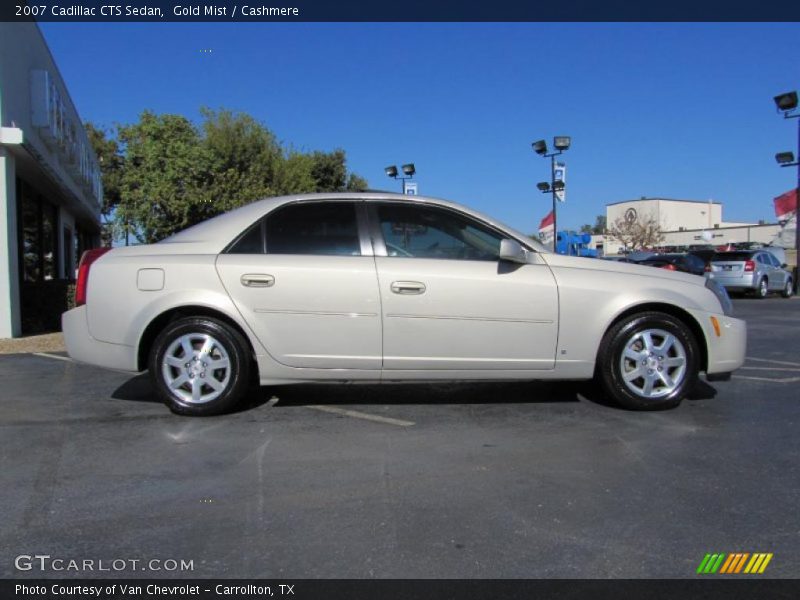 Gold Mist / Cashmere 2007 Cadillac CTS Sedan