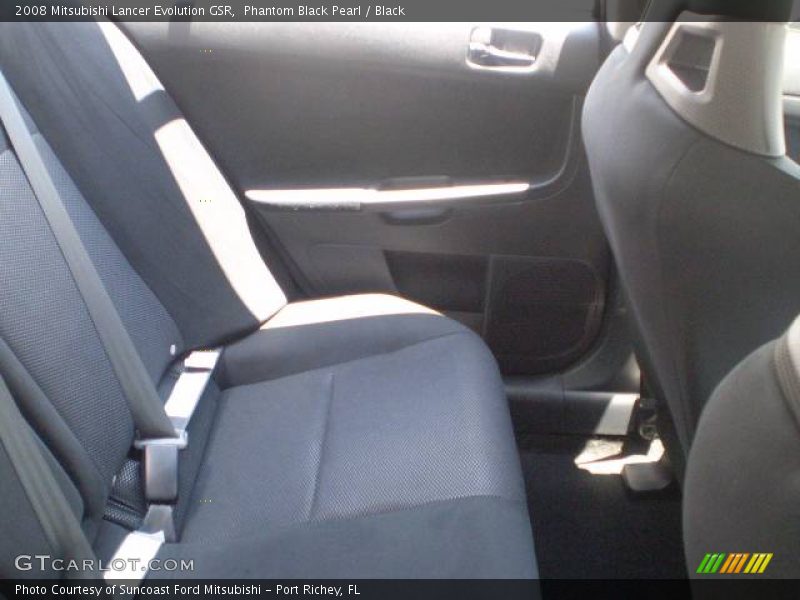 Phantom Black Pearl / Black 2008 Mitsubishi Lancer Evolution GSR