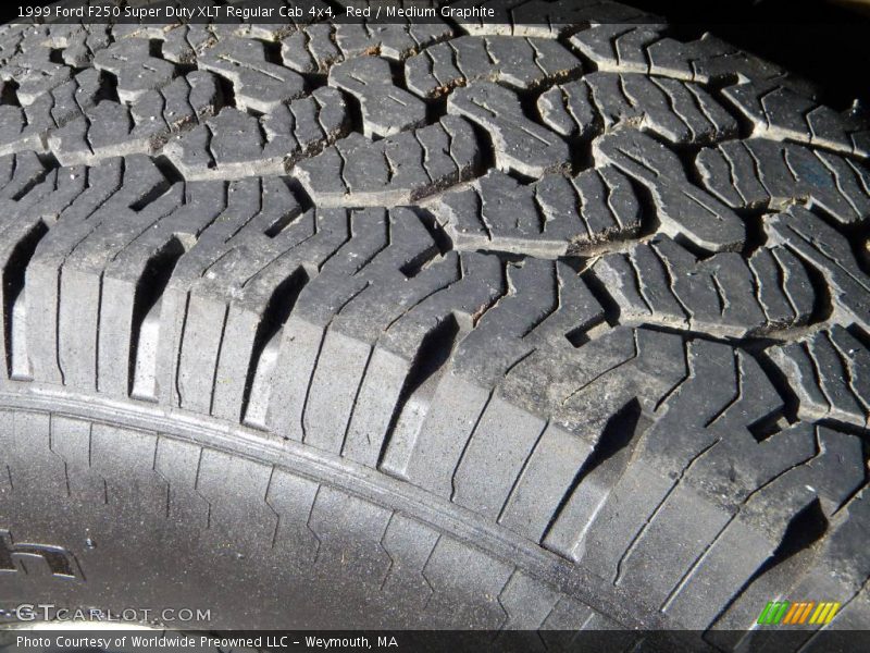 Red / Medium Graphite 1999 Ford F250 Super Duty XLT Regular Cab 4x4