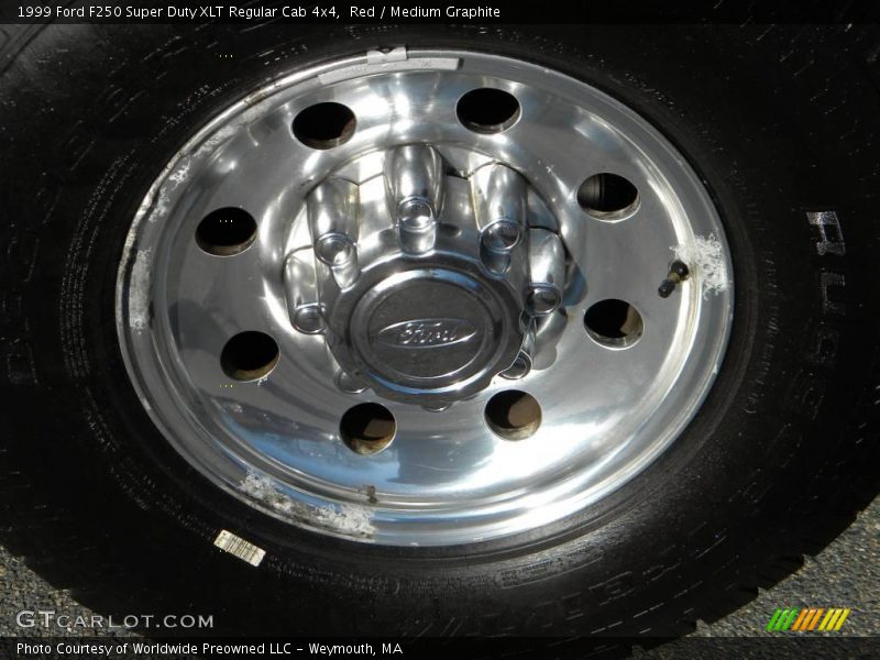 Red / Medium Graphite 1999 Ford F250 Super Duty XLT Regular Cab 4x4