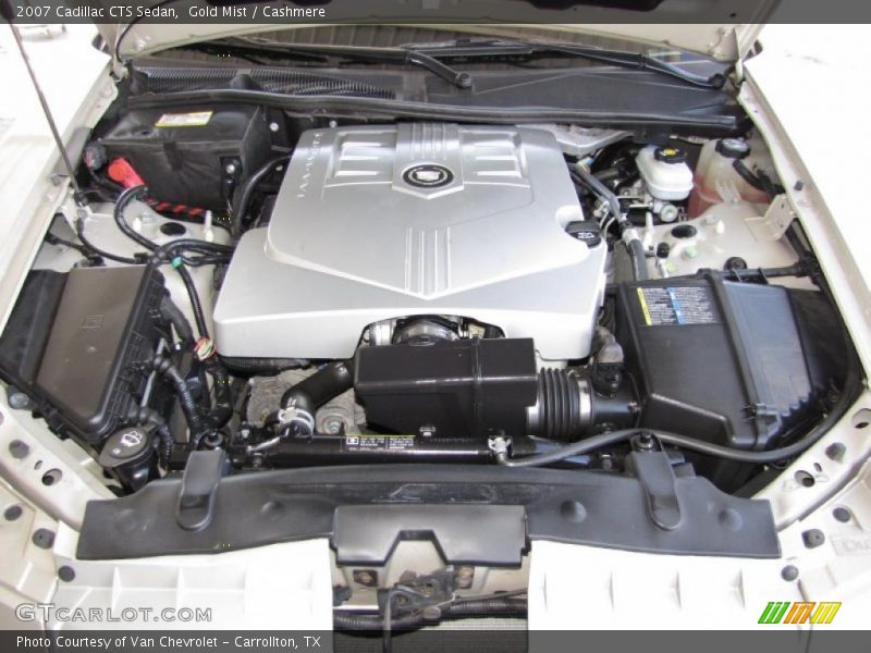 Gold Mist / Cashmere 2007 Cadillac CTS Sedan