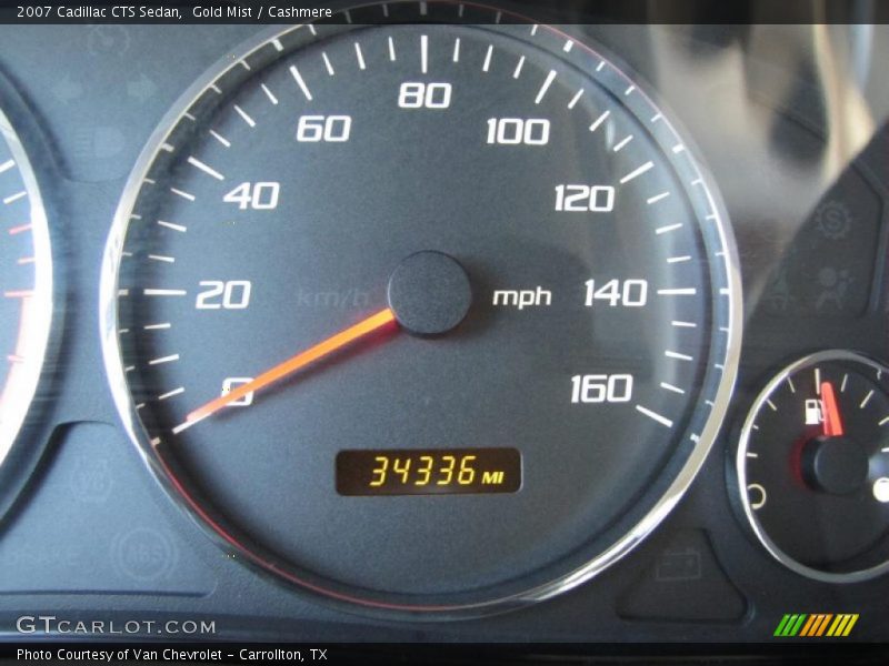 Gold Mist / Cashmere 2007 Cadillac CTS Sedan