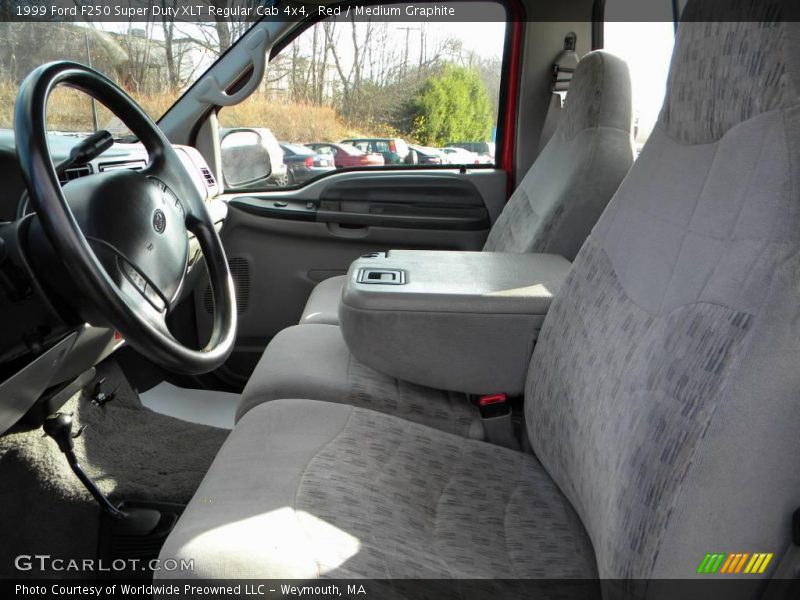 Red / Medium Graphite 1999 Ford F250 Super Duty XLT Regular Cab 4x4