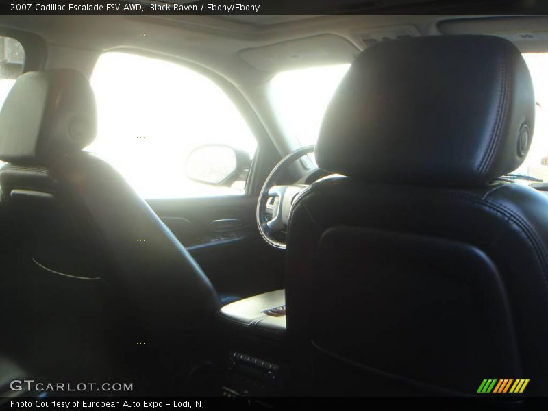 Black Raven / Ebony/Ebony 2007 Cadillac Escalade ESV AWD