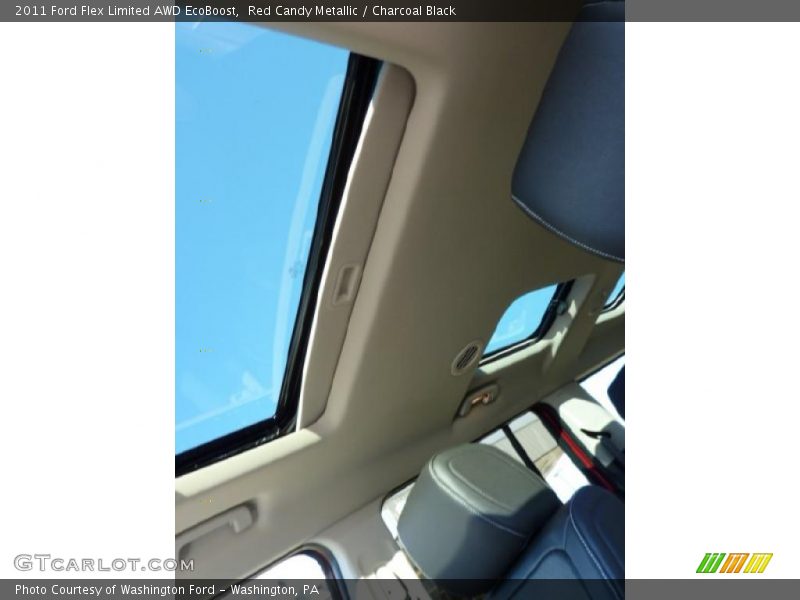 Red Candy Metallic / Charcoal Black 2011 Ford Flex Limited AWD EcoBoost