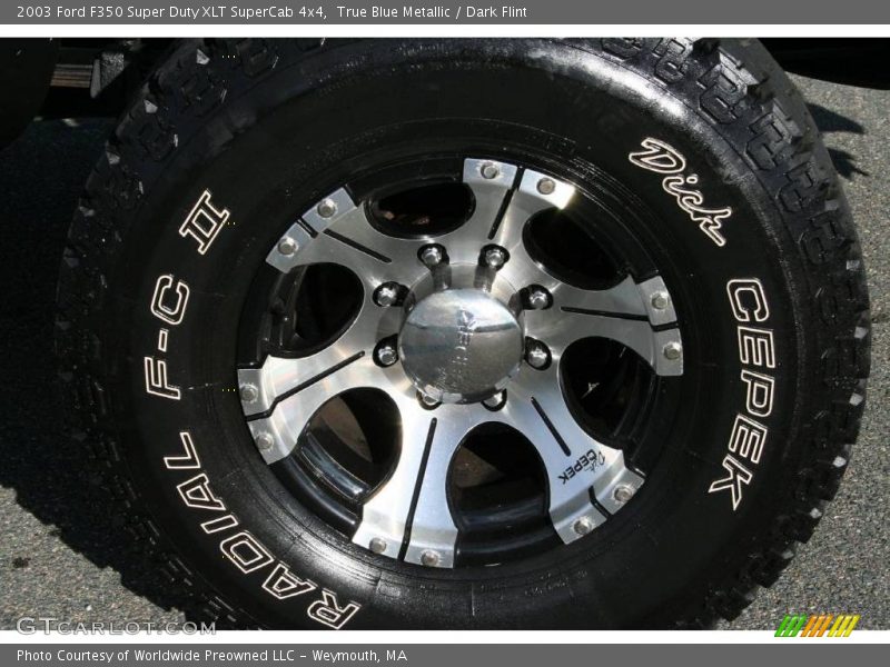 Custom Wheels of 2003 F350 Super Duty XLT SuperCab 4x4