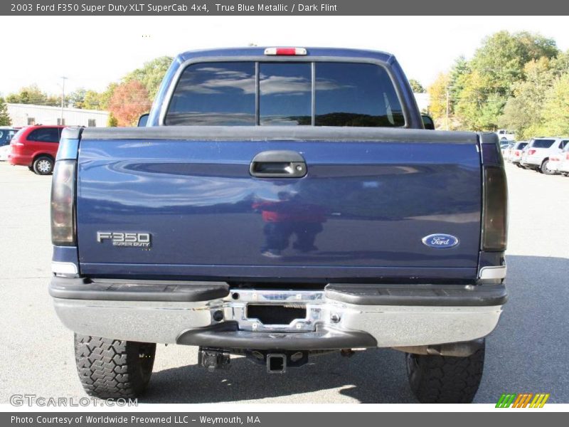True Blue Metallic / Dark Flint 2003 Ford F350 Super Duty XLT SuperCab 4x4