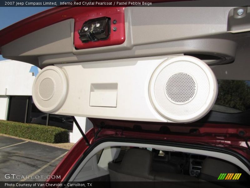 Inferno Red Crystal Pearlcoat / Pastel Pebble Beige 2007 Jeep Compass Limited