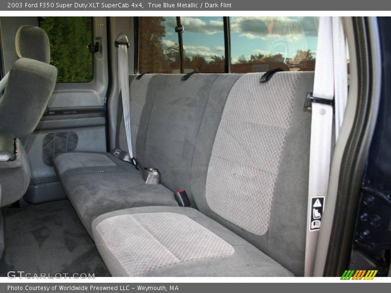 True Blue Metallic / Dark Flint 2003 Ford F350 Super Duty XLT SuperCab 4x4
