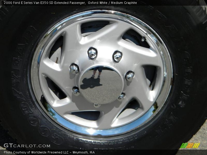 Oxford White / Medium Graphite 2000 Ford E Series Van E350 SD Extended Passenger