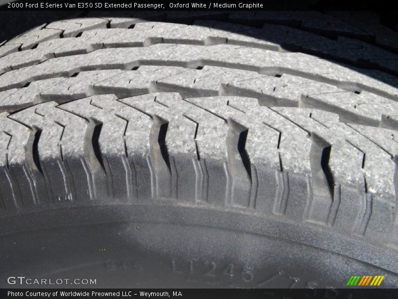 Oxford White / Medium Graphite 2000 Ford E Series Van E350 SD Extended Passenger
