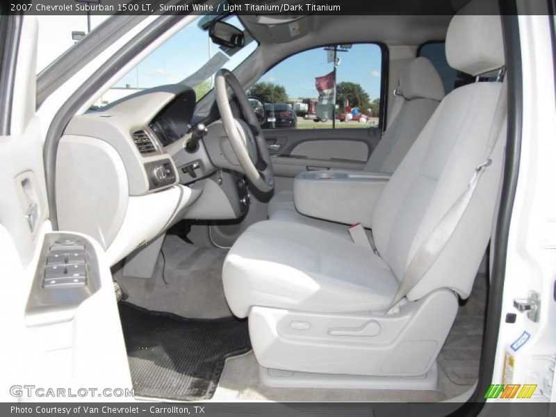 Summit White / Light Titanium/Dark Titanium 2007 Chevrolet Suburban 1500 LT