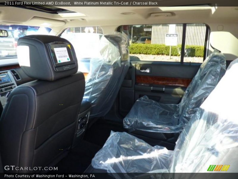 White Platinum Metallic Tri-Coat / Charcoal Black 2011 Ford Flex Limited AWD EcoBoost